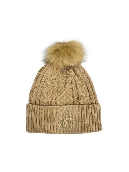 Czapka Ralph Lauren brązowa