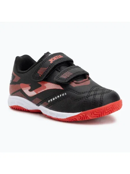 Ghete de fotbal pentru copii Joma Powerful Jr IN black negru