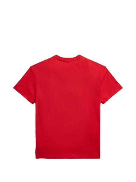 Tricou polo Polo Ralph Lauren cu autograf cu 5 buzunare în carouri gri