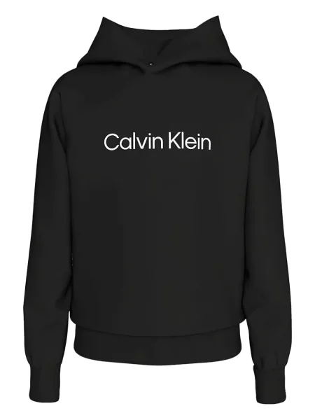 Bluza z kapturem dziecięca Calvin Klein czarna