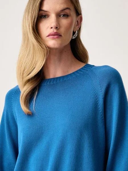 MM by Max Mara női gyapjú pulóver MMLVIRGOLA kék