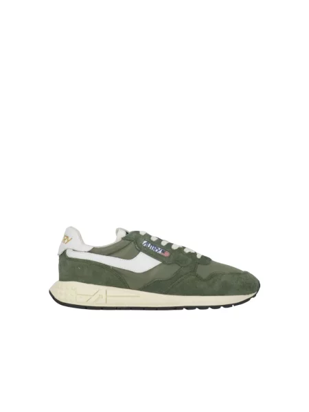 Sneakersy Autry zamszowe casual zielone
