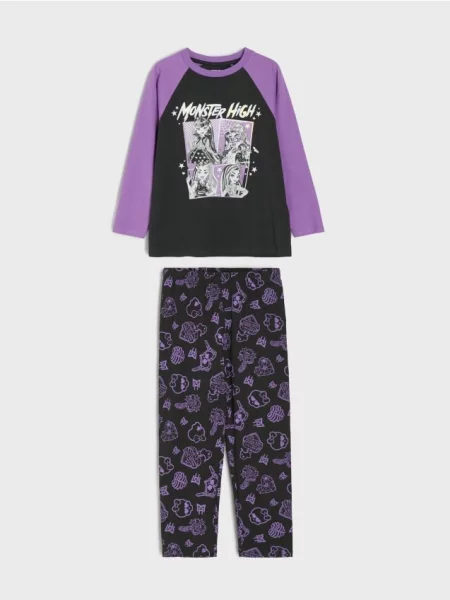 Sinsay pyžamo Monster High fialová
