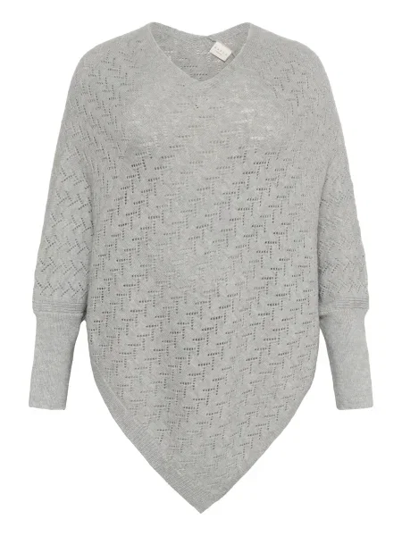 Pulover Kaffe Curve siva