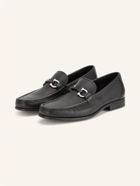 Ferragamo Mokasíny Grandioso černá