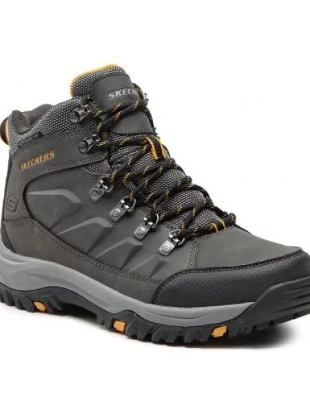 Trekingové čižmy Skechers sivá