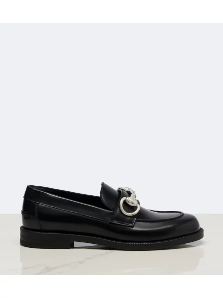 Pantofi loafer Gucci din piele negru