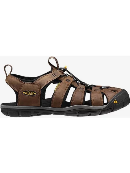Skórzane sandały Keen Clearwater CNX 44 brązowe