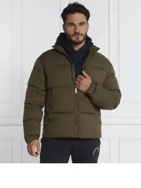 Tommy Hilfiger De puf geacă NEW YORK GMD DOWN PUFFER | Oversize fit verde