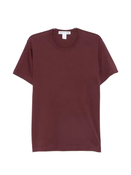 Tricou Comme Des Garçons Shirt cu decolteu rotund roșu