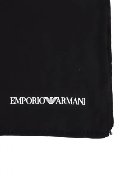 Šal Emporio Armani s printom plava