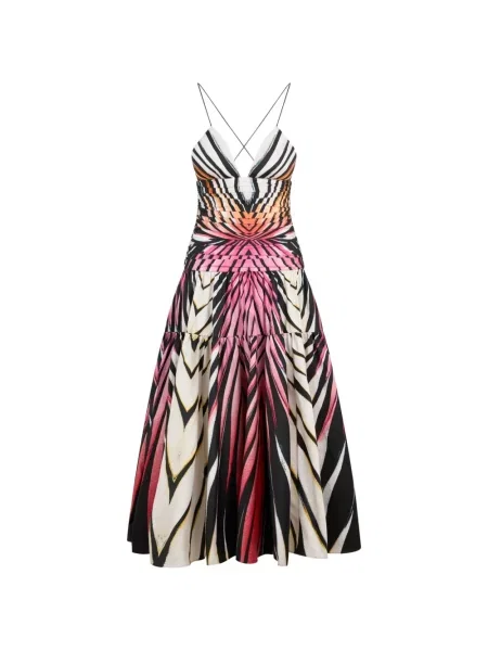 Rochie midi Roberto Cavalli negru