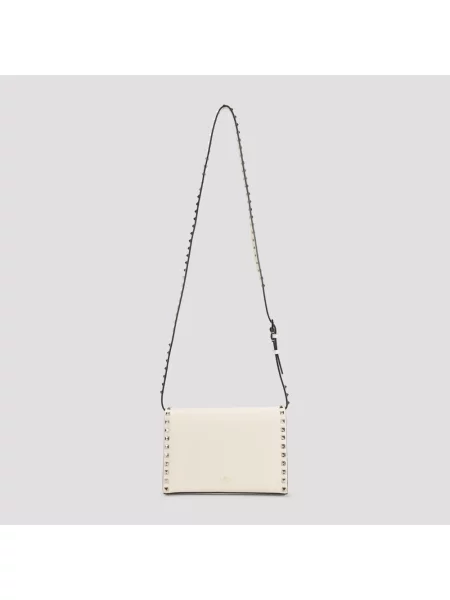 Torebka crossbody Valentino skórzana beżowa