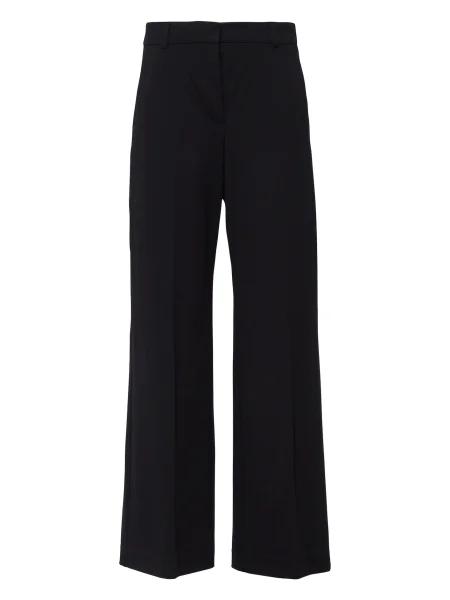 COMMA Pantaloni cu dungă negru