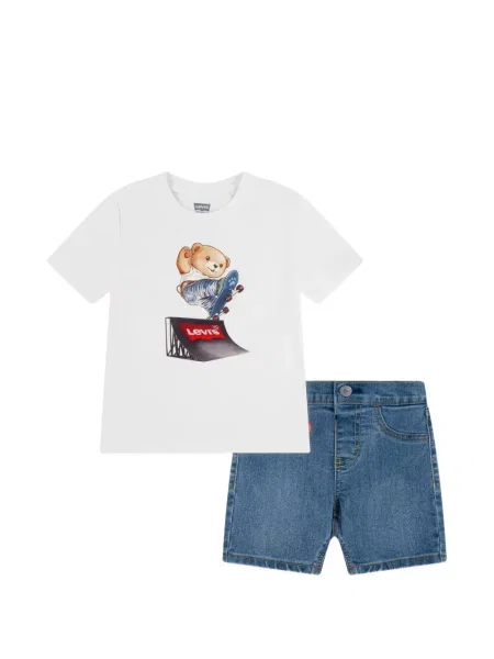 Szorty dziecięce Levi's białe