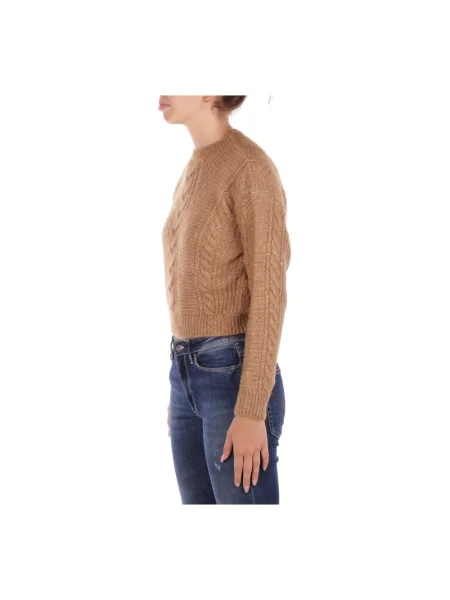 Sweter Max Mara Studio brązowy