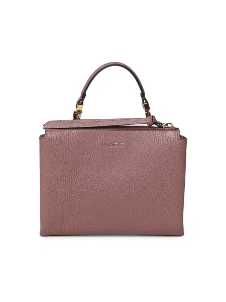 Torebka crossbody Coccinelle skórzana różowa