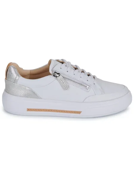Pantofi Clarks alb