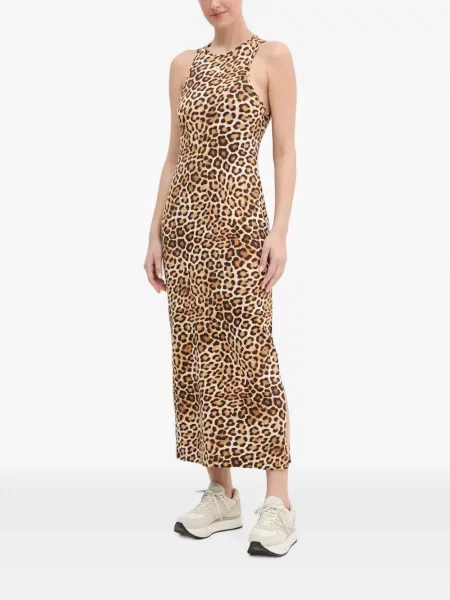 Rochie maxi Puma cu imagine cu model leopard