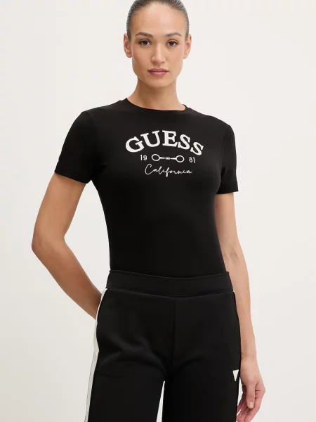 Guess Tričko BEATRIZ čierna
