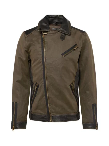 FREAKY NATION Prehodna jakna Juro oliva črna