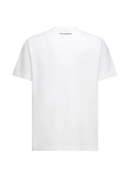 Tricou Karl Lagerfeld cu autograf alb