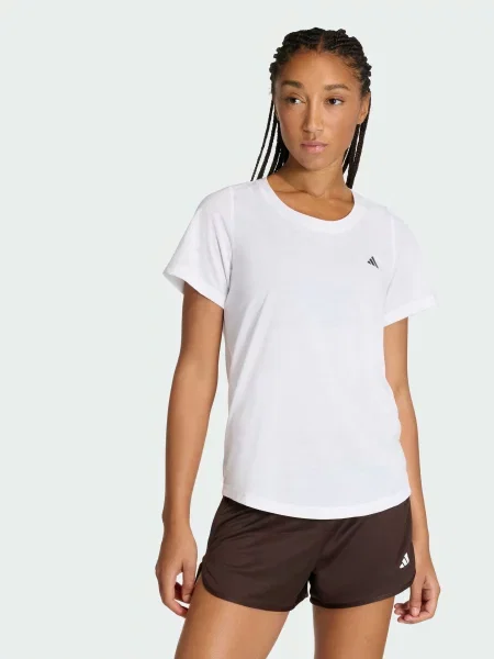 Футболка спортивна adidas перероблений білий