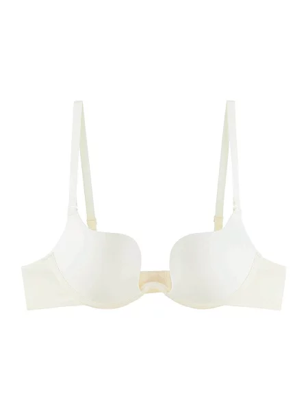 Бюстгальтер пуш-ап с гладкой чашкой чорний