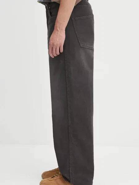 Visvim pantaloni de fluxus 01 ex wide maro