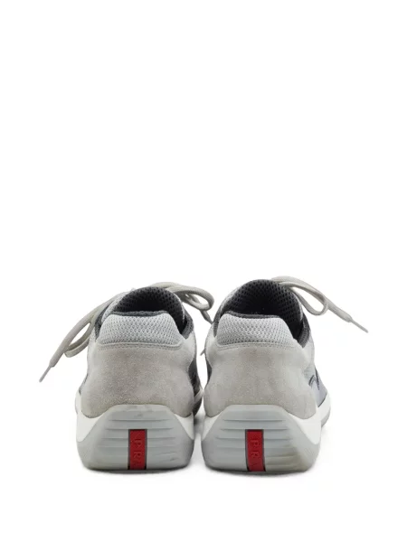 Sneakerși Prada Linea Rossa albastru