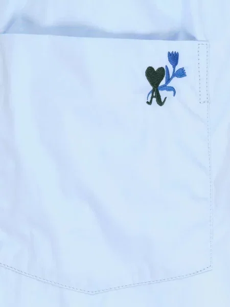 Pantaloni scurți Ami Paris albastru