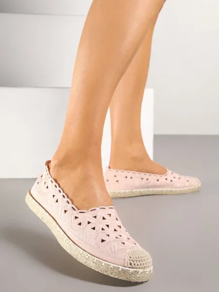 Espadrile Arivoni roz