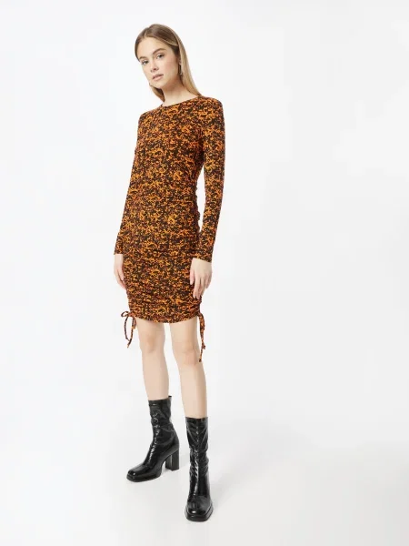 Modström Rochie Curtis portocaliu negru