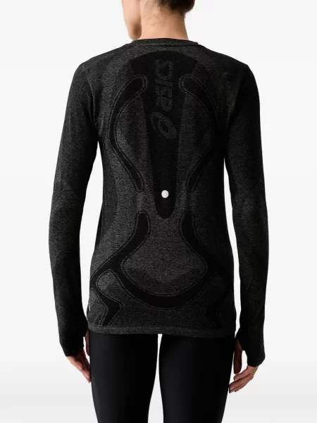 Lung tricou Asics cu imagine gri