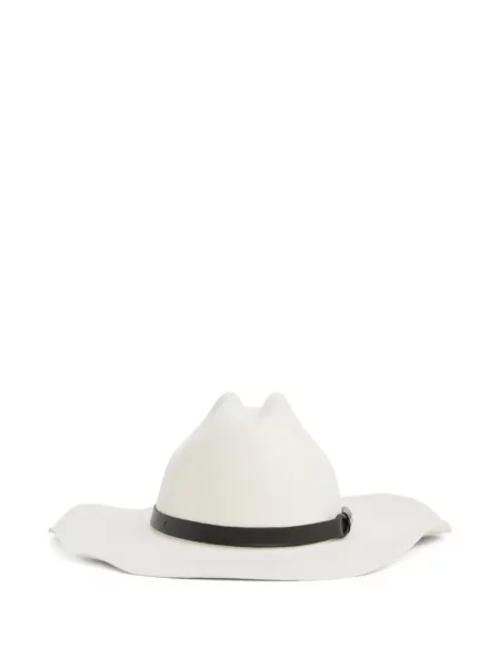 Pălărie Dsquared2 cowboy alb