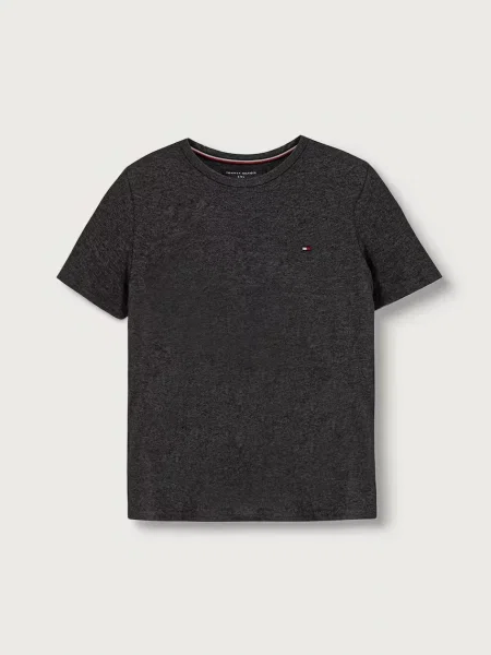 Tommy Hilfiger basic majica kratkih rukava za djecu od pamuka crna