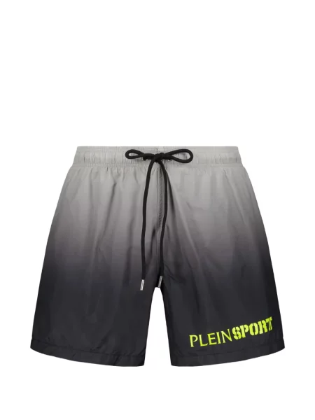 Slip de baie Plein Sport cu imagine cu gradient gri