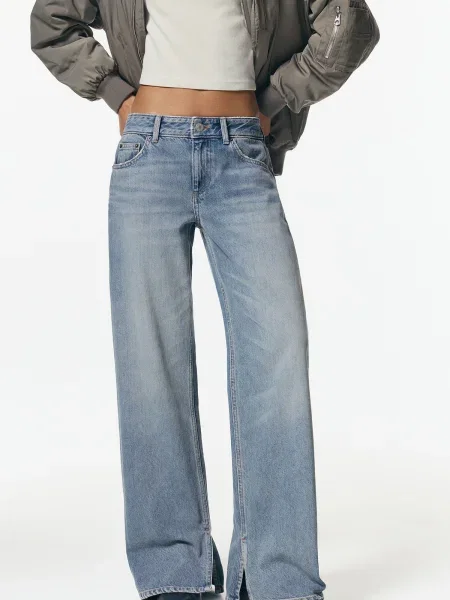Pull&Bear Džínsy denim modrá
