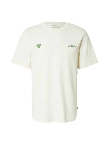 Les Deux Tricou ecru verde