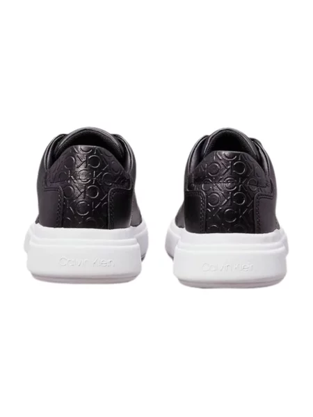 Sneakersy Calvin Klein skórzane czarne