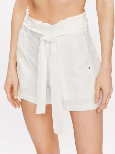 GUESS Pantaloni scurți JANNA alb