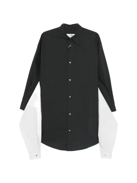 Cămașă Mm6 Maison Margiela cu dungi negru