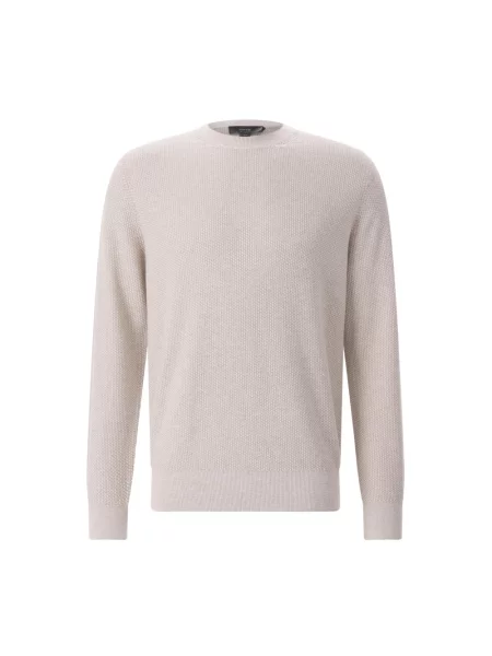 Dzianinowy sweter Vince szary
