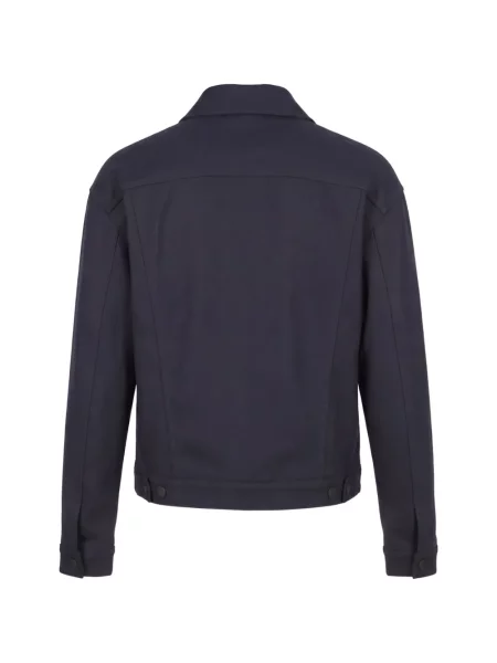 Geacă Dsquared2 de lână albastru