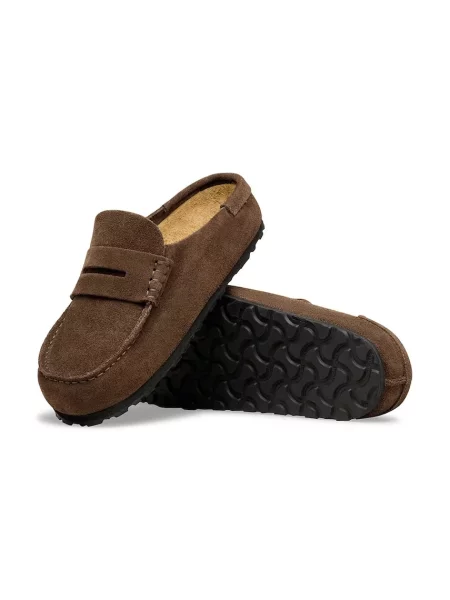 Замшевые шлепанцы Birkenstock