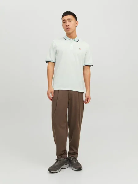 JACK & JONES Tričko WIN námornícka modrá / vodová