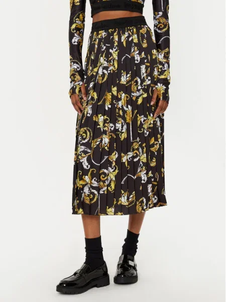 Versace Jeans Couture Fustă plisată negru