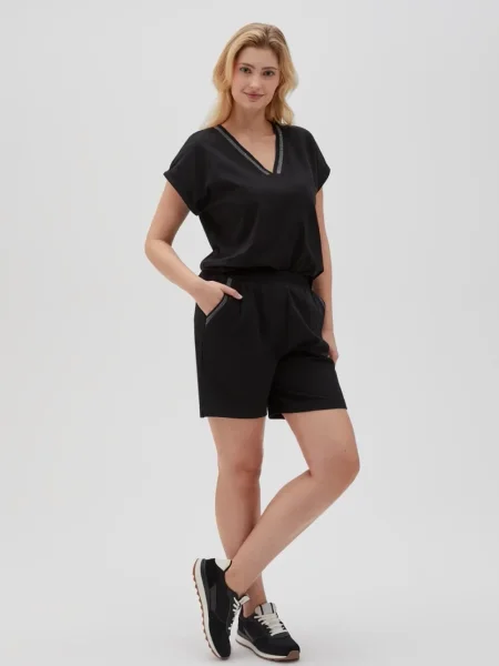 Pantaloni scurți Marisse negru