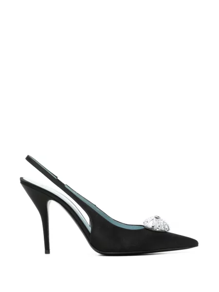 Pantofi cu toc Valentino Garavani slingback negru