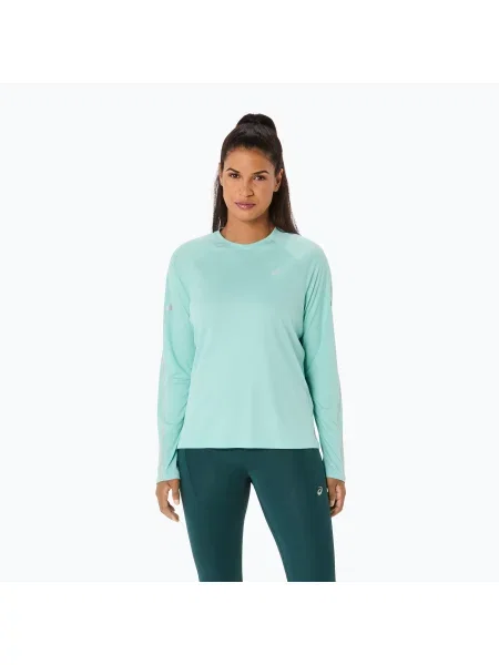 Longsleeve do biegania ASICS Road Lite-Show oasis green zielony
